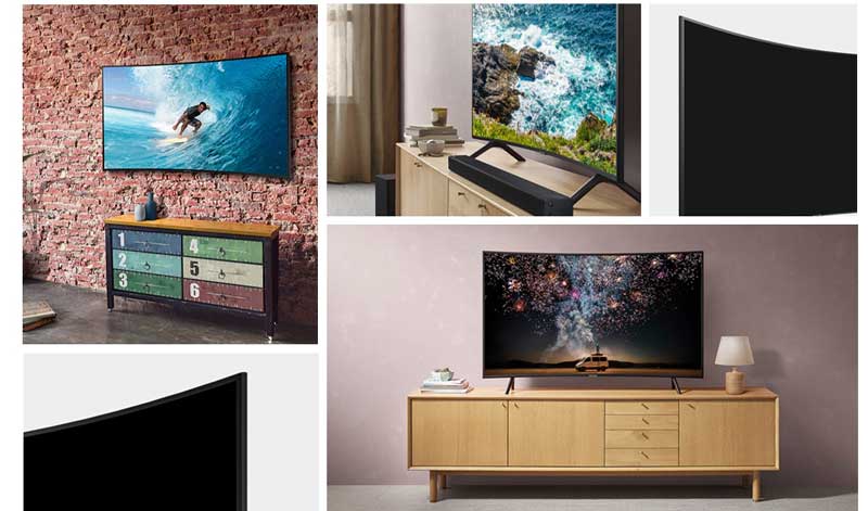 عکس تلویزیون منحنی سامسونگ 4K مدل RU7300